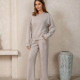 STYBB crewneck sweatshirt & wide pant set