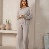 STYBB crewneck sweatshirt & wide pant set