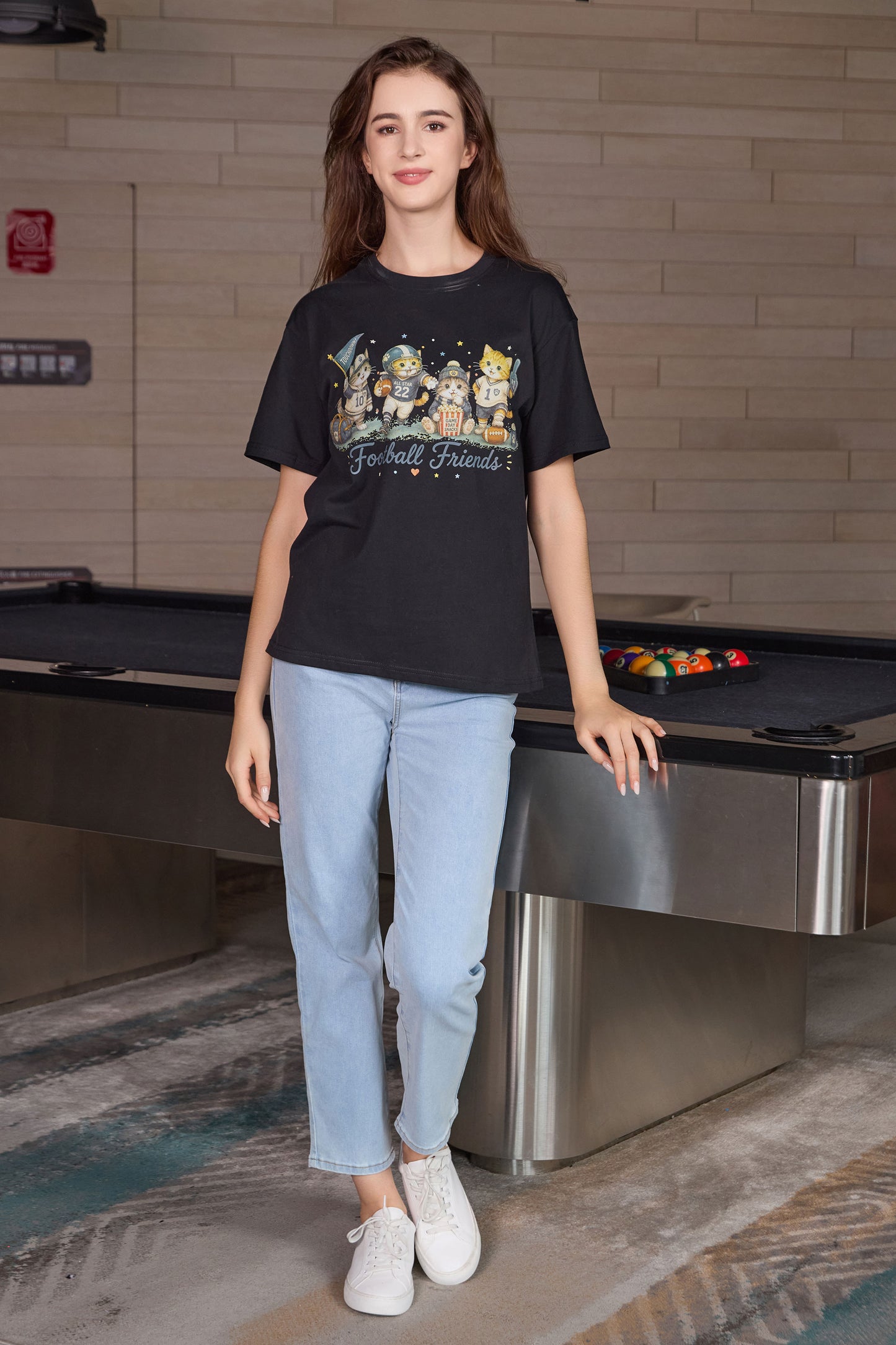 Football Friends Kitten Tee