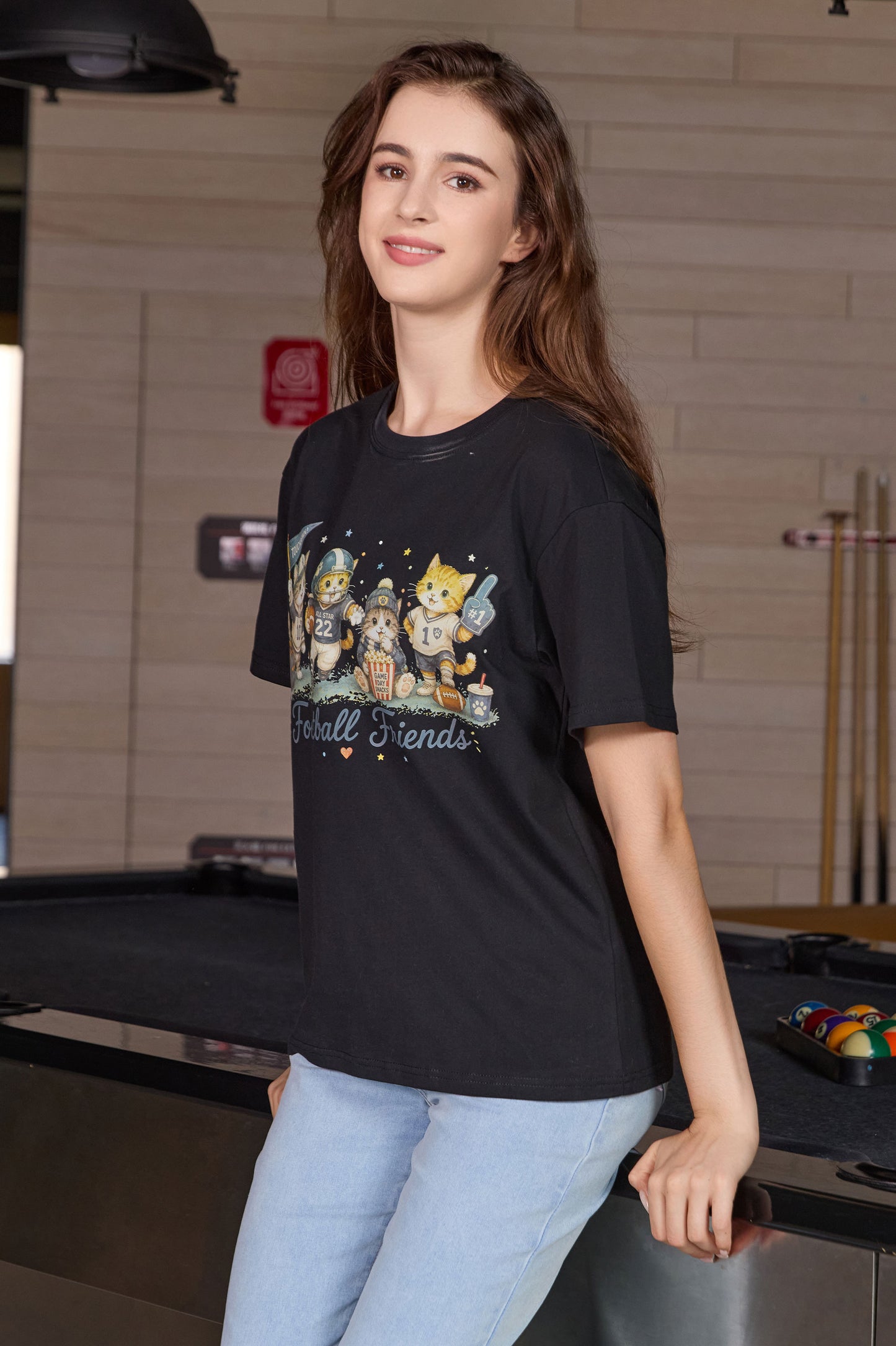 Football Friends Kitten Tee