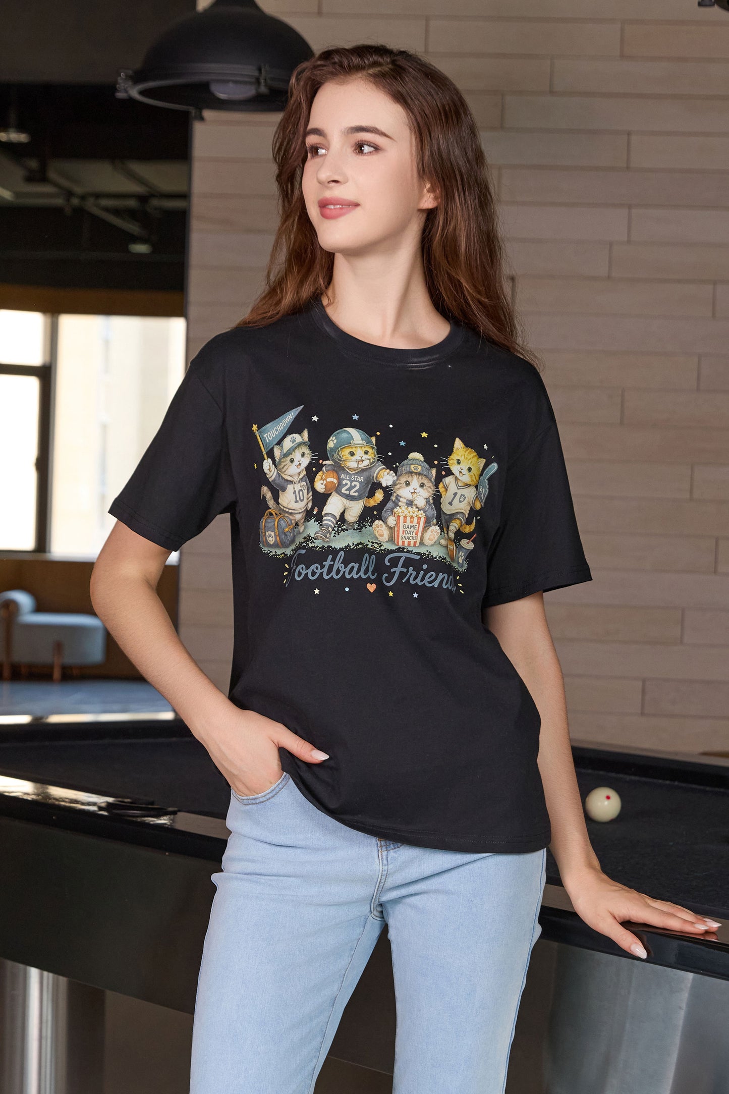 Football Friends Kitten Tee