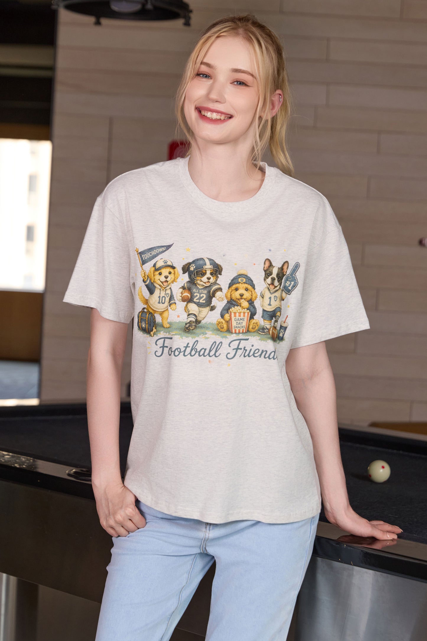 Football Friends Puppy Tee