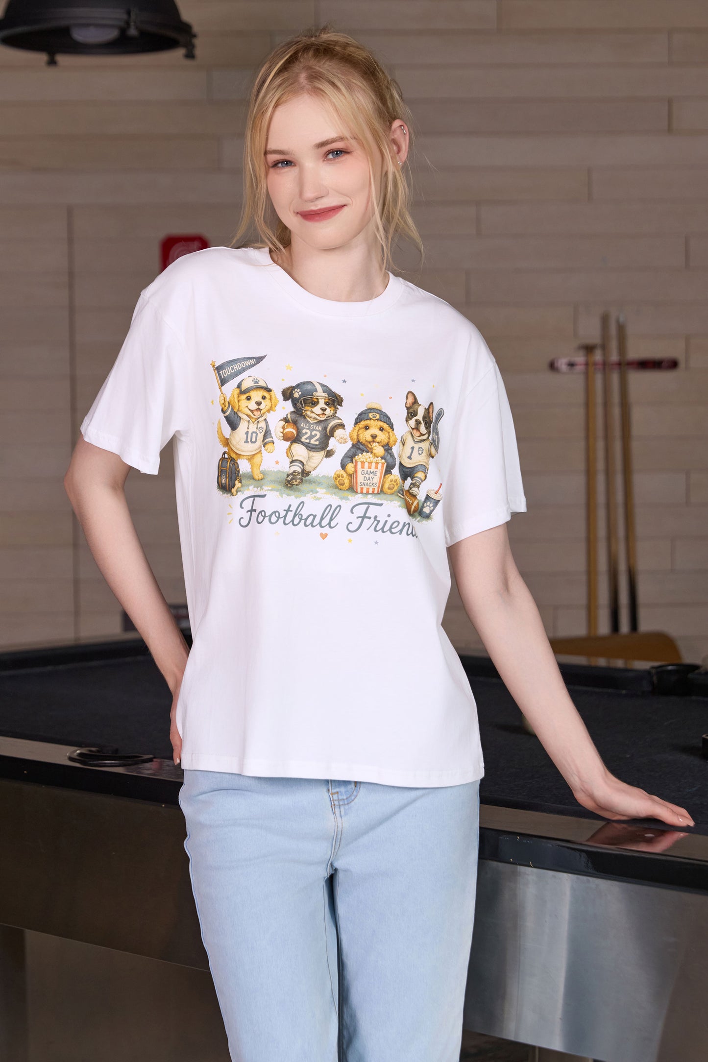 Football Friends Puppy Tee