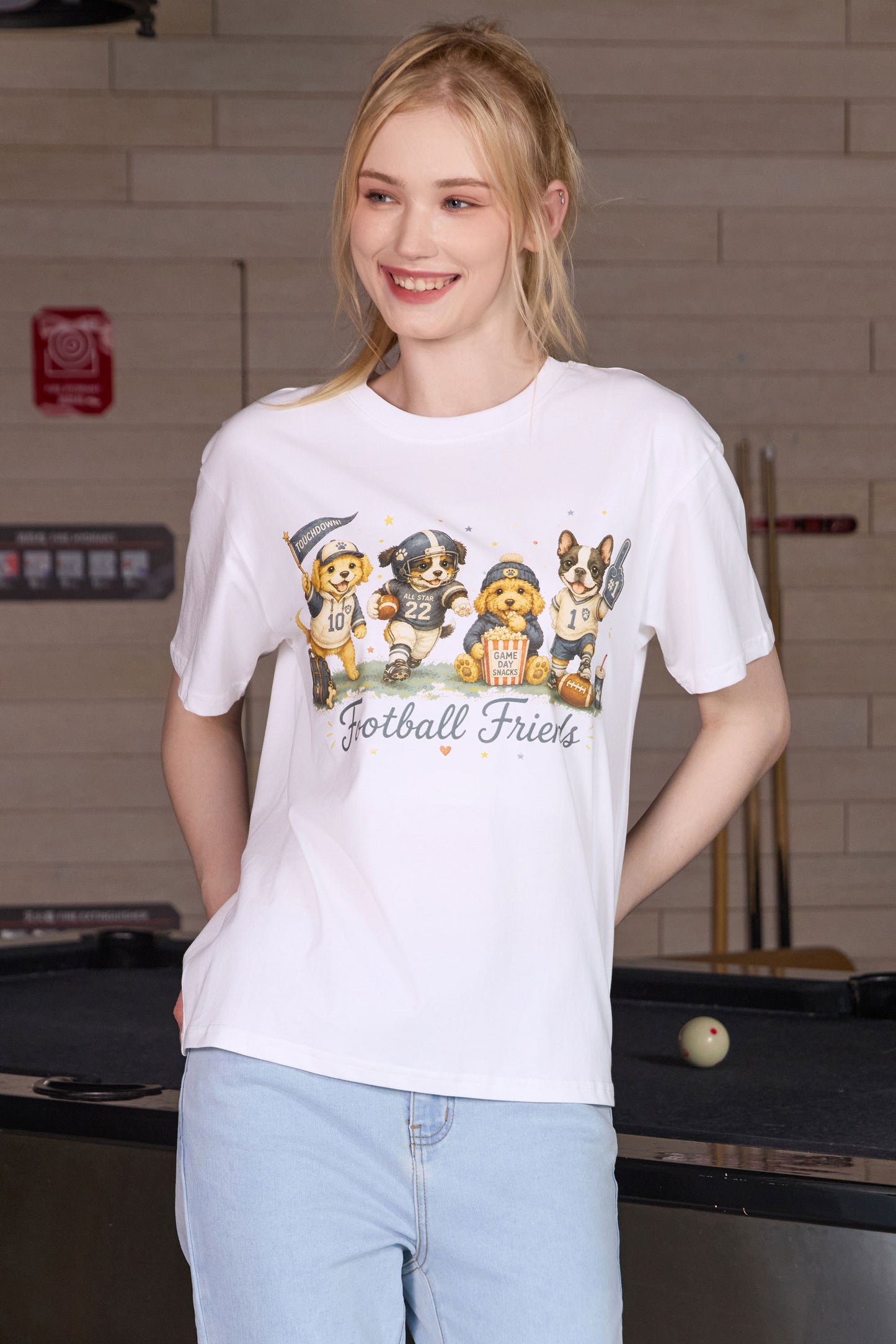 Football Friends Puppy Tee