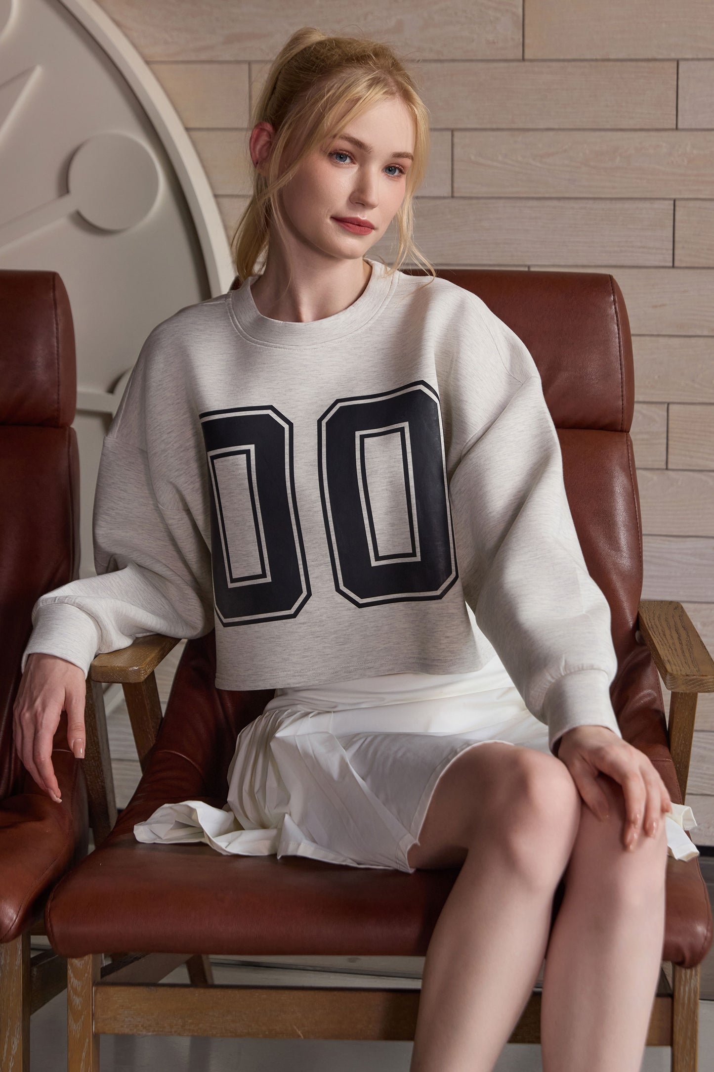 Varsity 00 Crewneck Sweatshirt