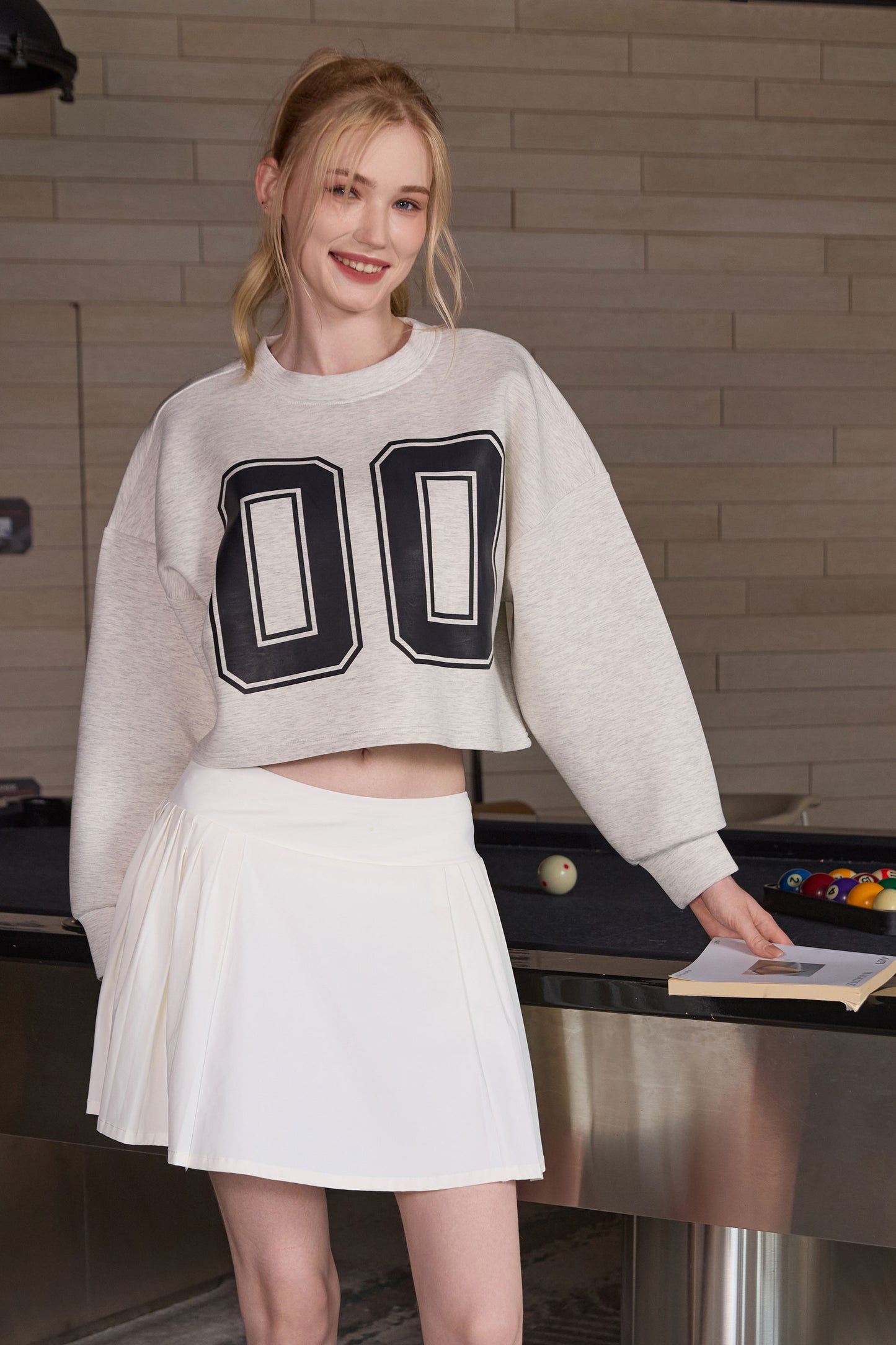 Varsity 00 Crewneck Sweatshirt