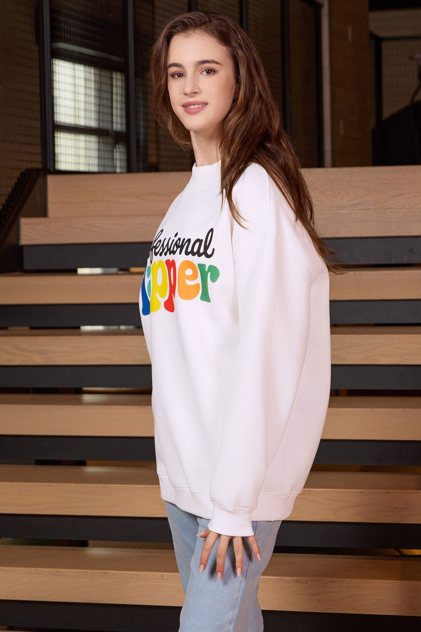 Professioal Yapper Mockneck Sweatshirt