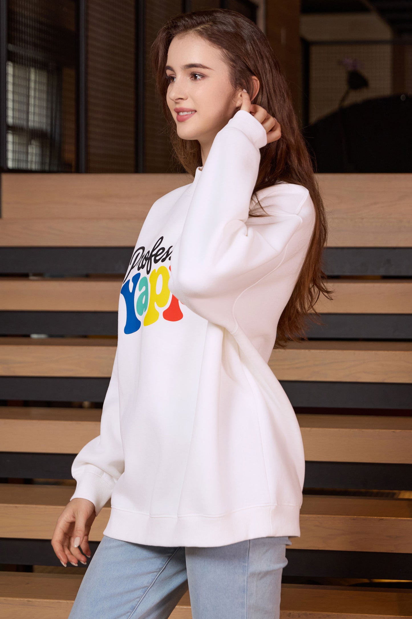 Professioal Yapper Mockneck Sweatshirt