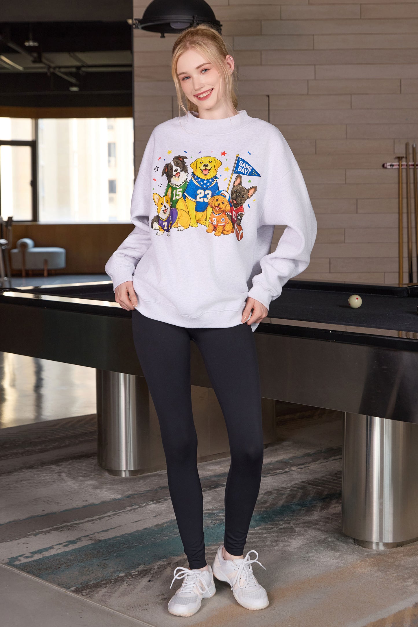 Dog Squad Mockneck Sweatshirt