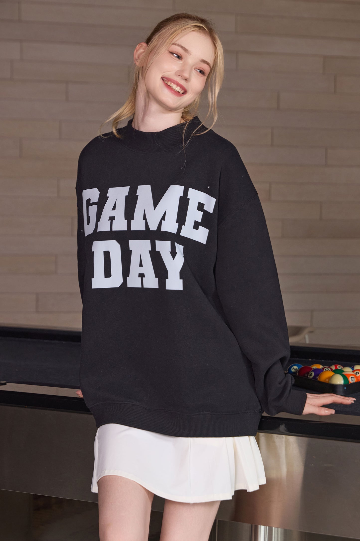 Classic Game Day Mockneck Sweatshirt