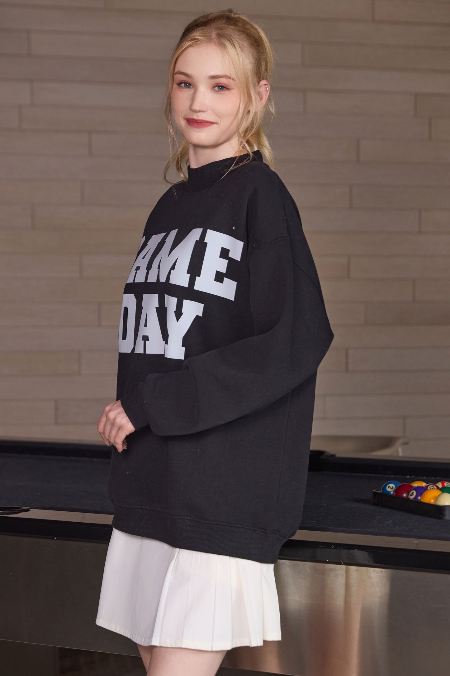 Classic Game Day Mockneck Sweatshirt
