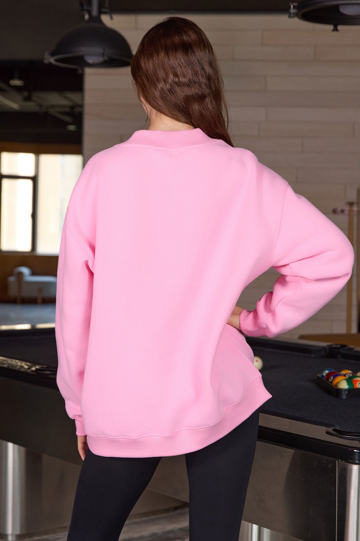 Floral Game Day Football Mockneck Sweatshirt