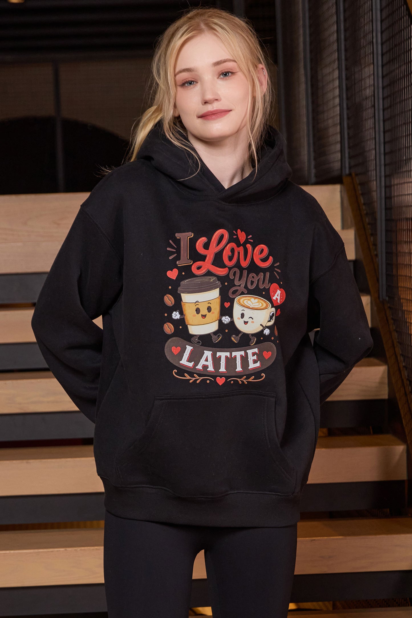 I Love You a Latte Hoodie