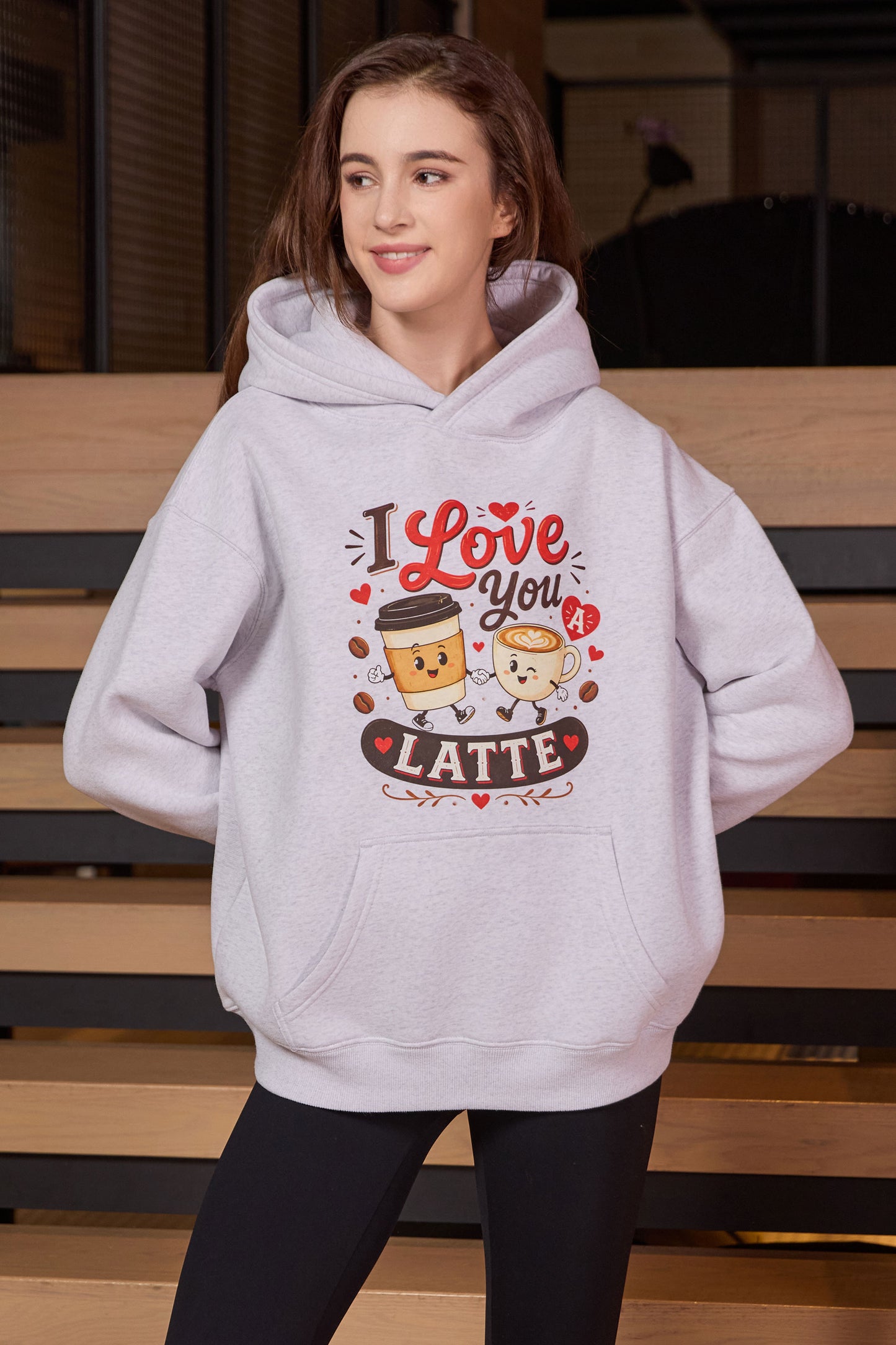I Love You a Latte Hoodie