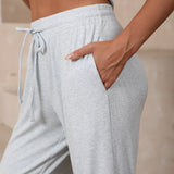 Airy soft loose fit top & wide pants set