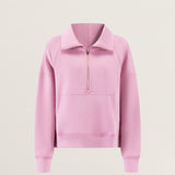 STYBB Half-Zip Sweatshirt Set - Pink