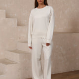 STYBB crewneck sweatshirt & wide pant set