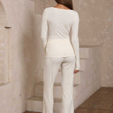 Airy Soft Henley Set