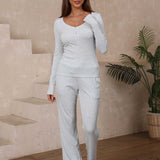 Airy Soft Henley Set