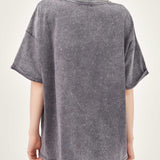 The Effortless Snow Washed Tee - Dark Grey
