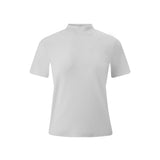 The Lush Touch Mock Neck Top - Ivory