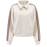 The Easy Zip Pullover - Beige
