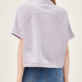 STYBB Slim Short Quarter Zip - Lavender