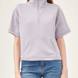 STYBB Slim Short Quarter Zip - Lavender
