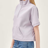 STYBB Slim Short Quarter Zip - Lavender