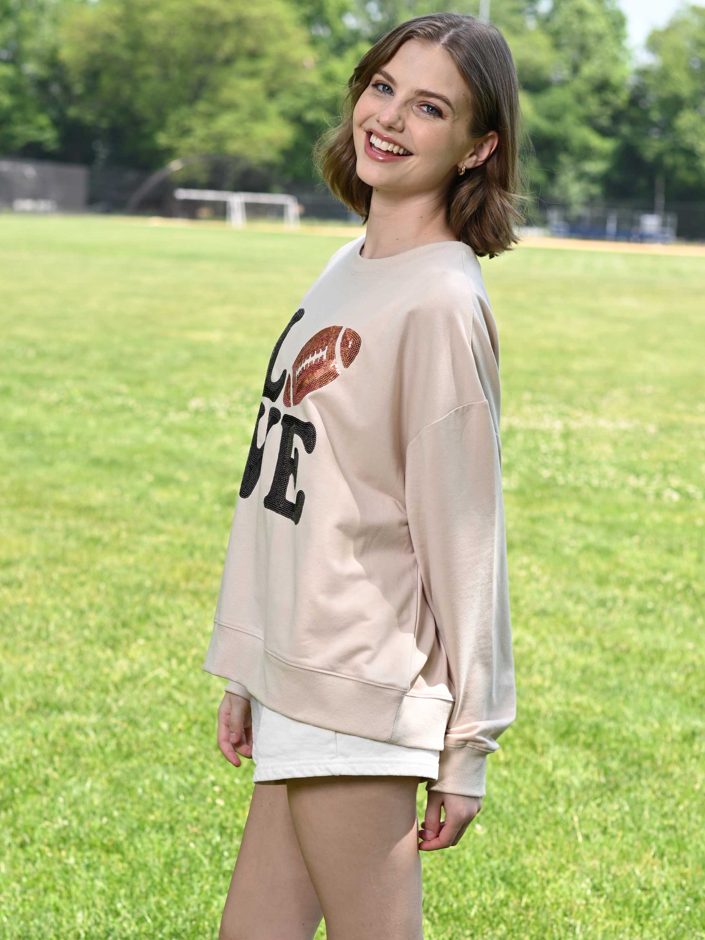 Football Love Long Sleeve Sweatshirt