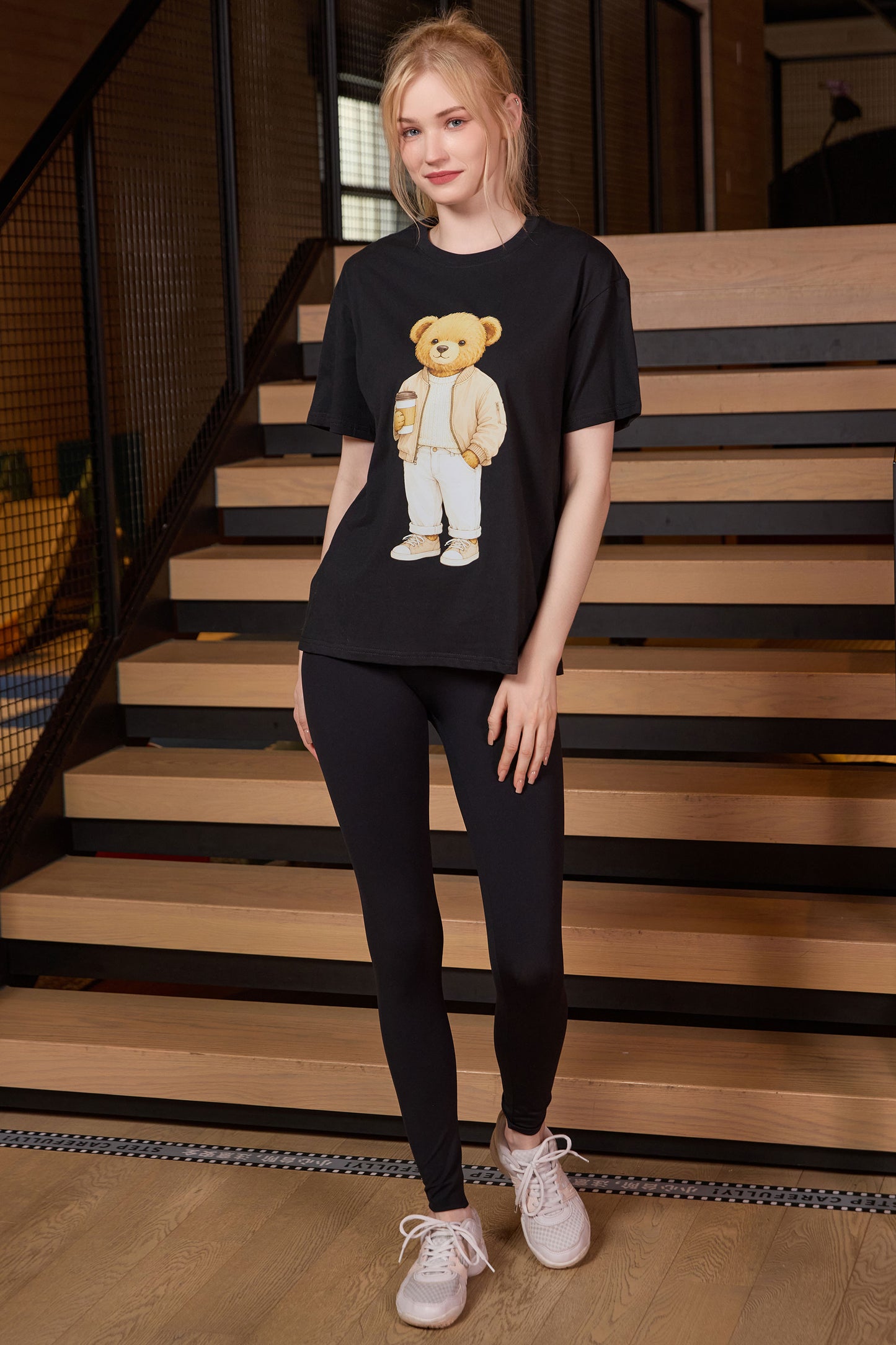 Coffee Break Teddy Tee
