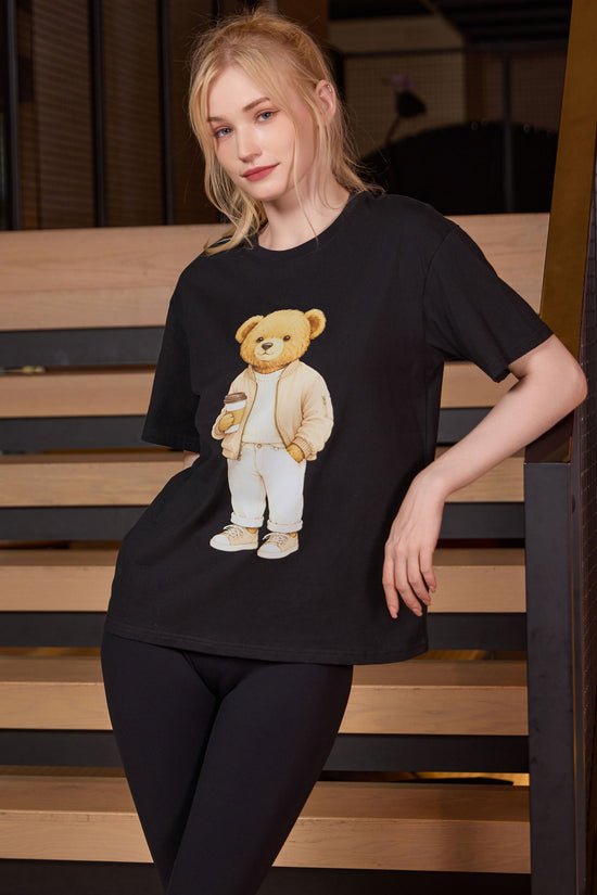 Coffee Break Teddy Tee