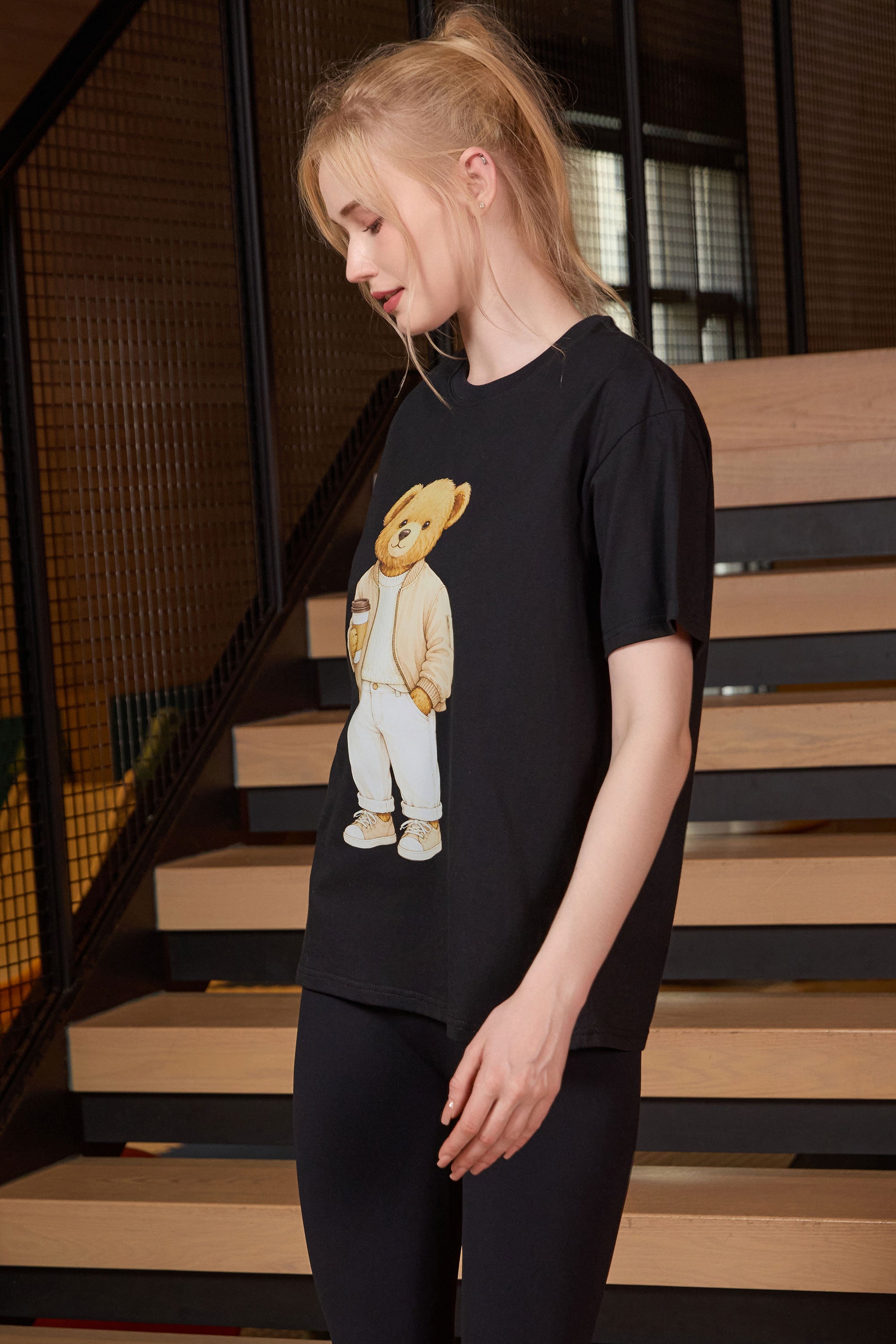 Coffee Break Teddy Tee