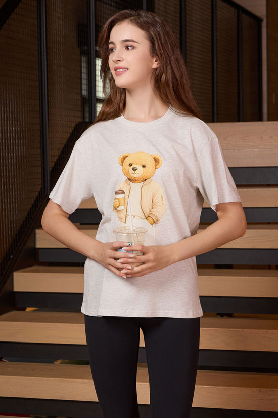 Coffee Break Teddy Tee