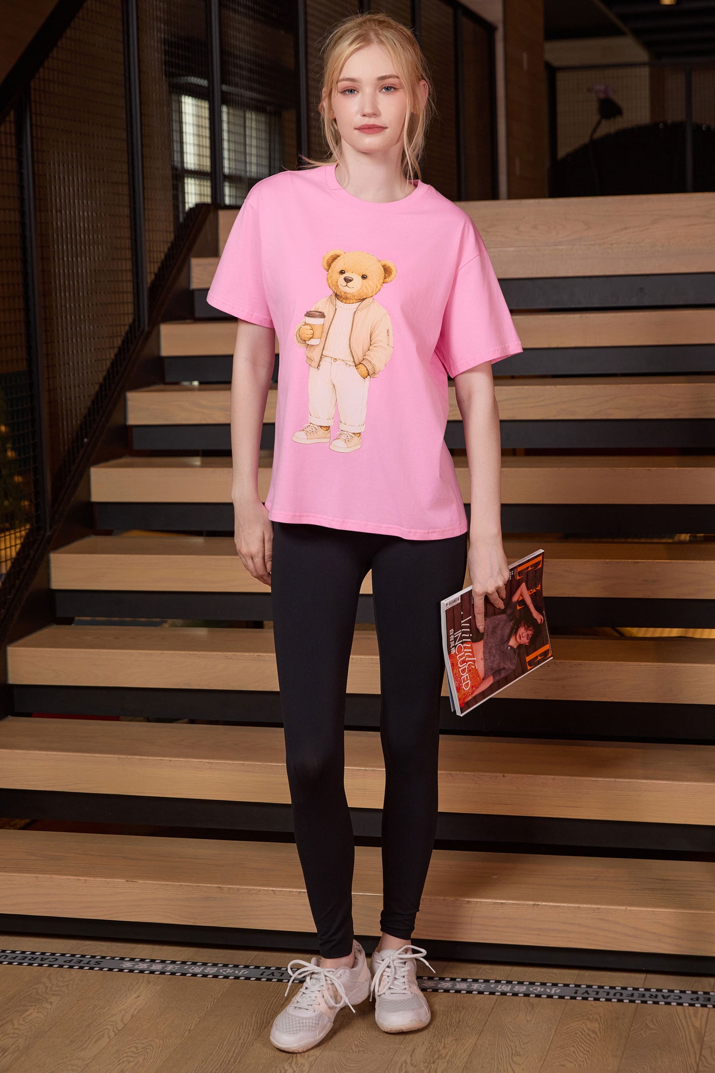 Coffee Break Teddy Tee