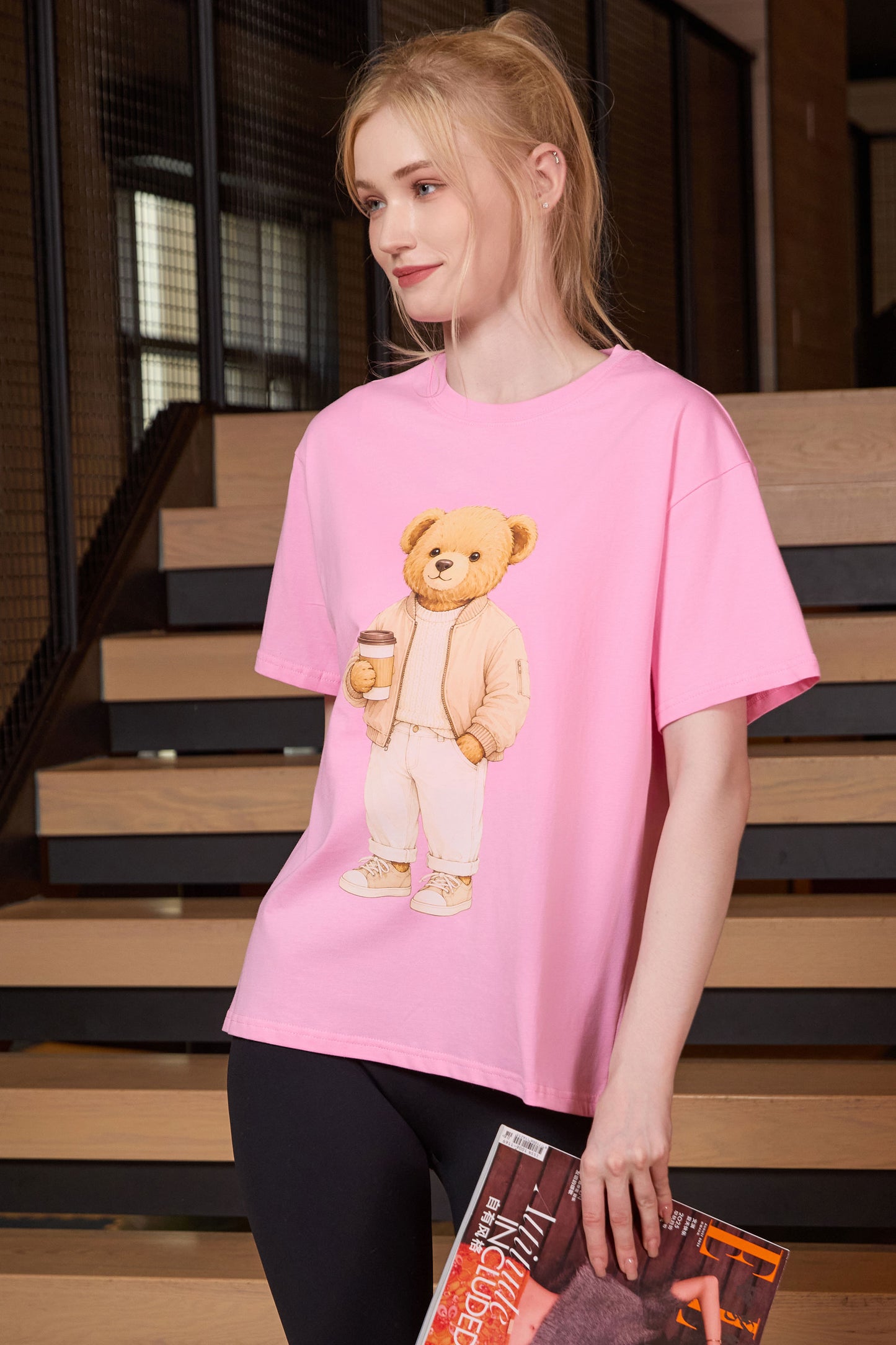 Coffee Break Teddy Tee