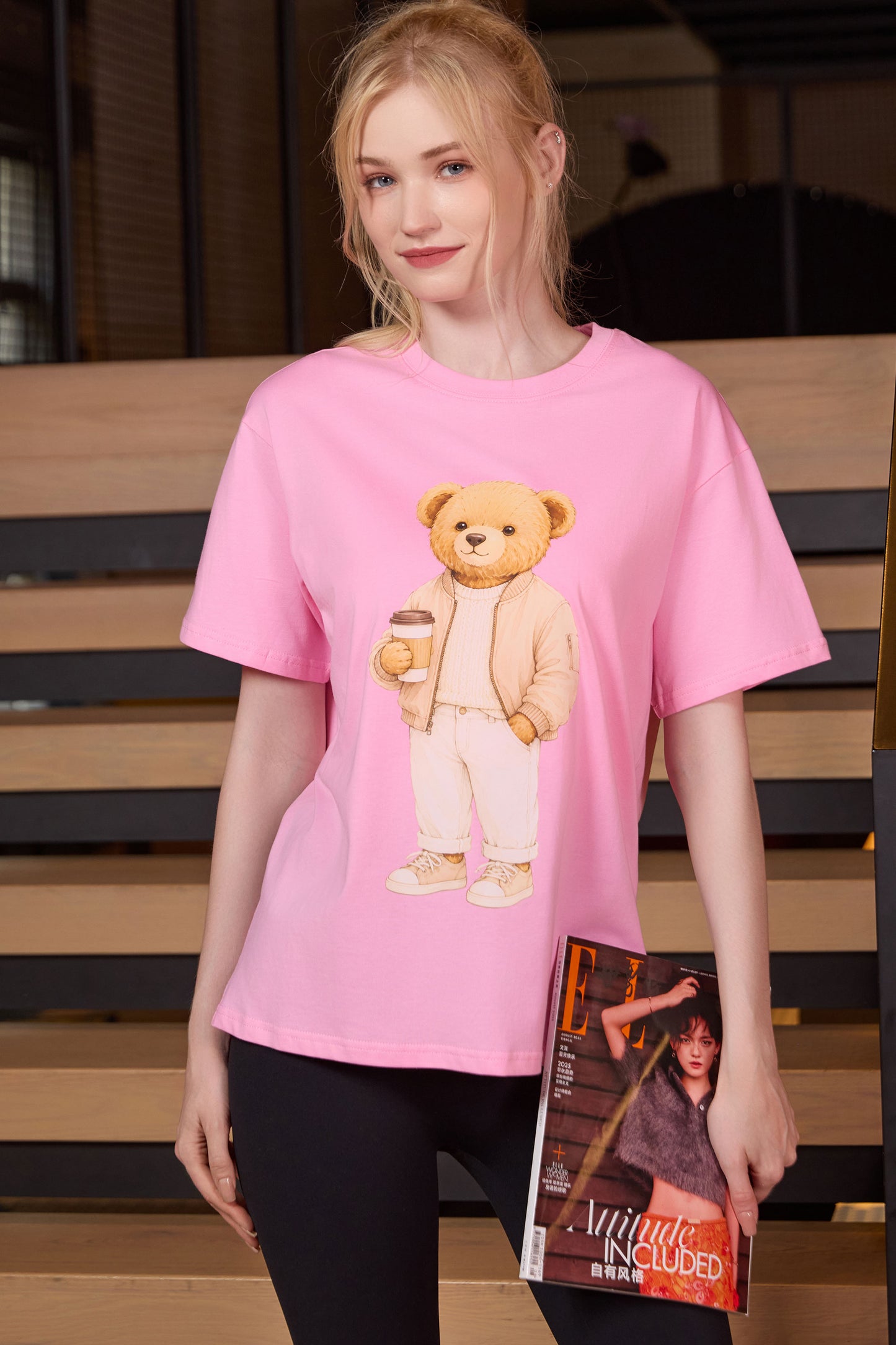 Coffee Break Teddy Tee