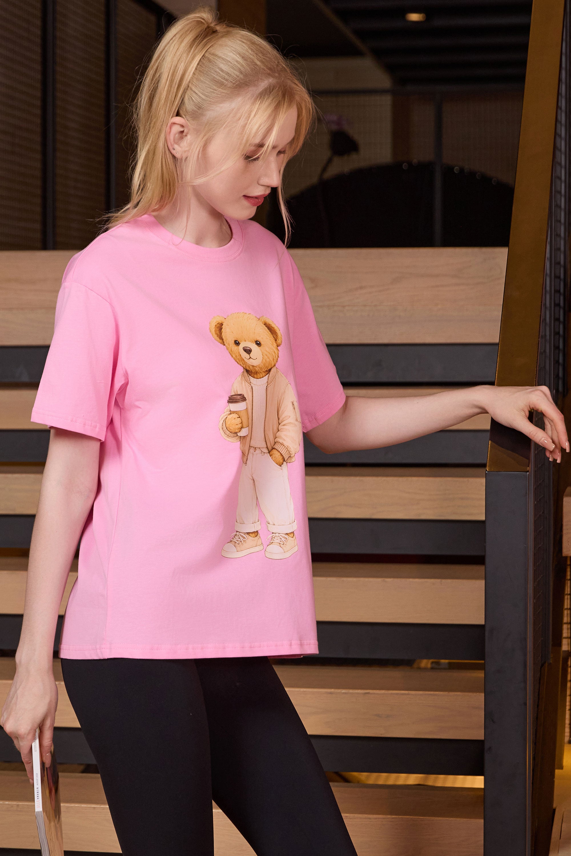 Coffee Break Teddy Tee