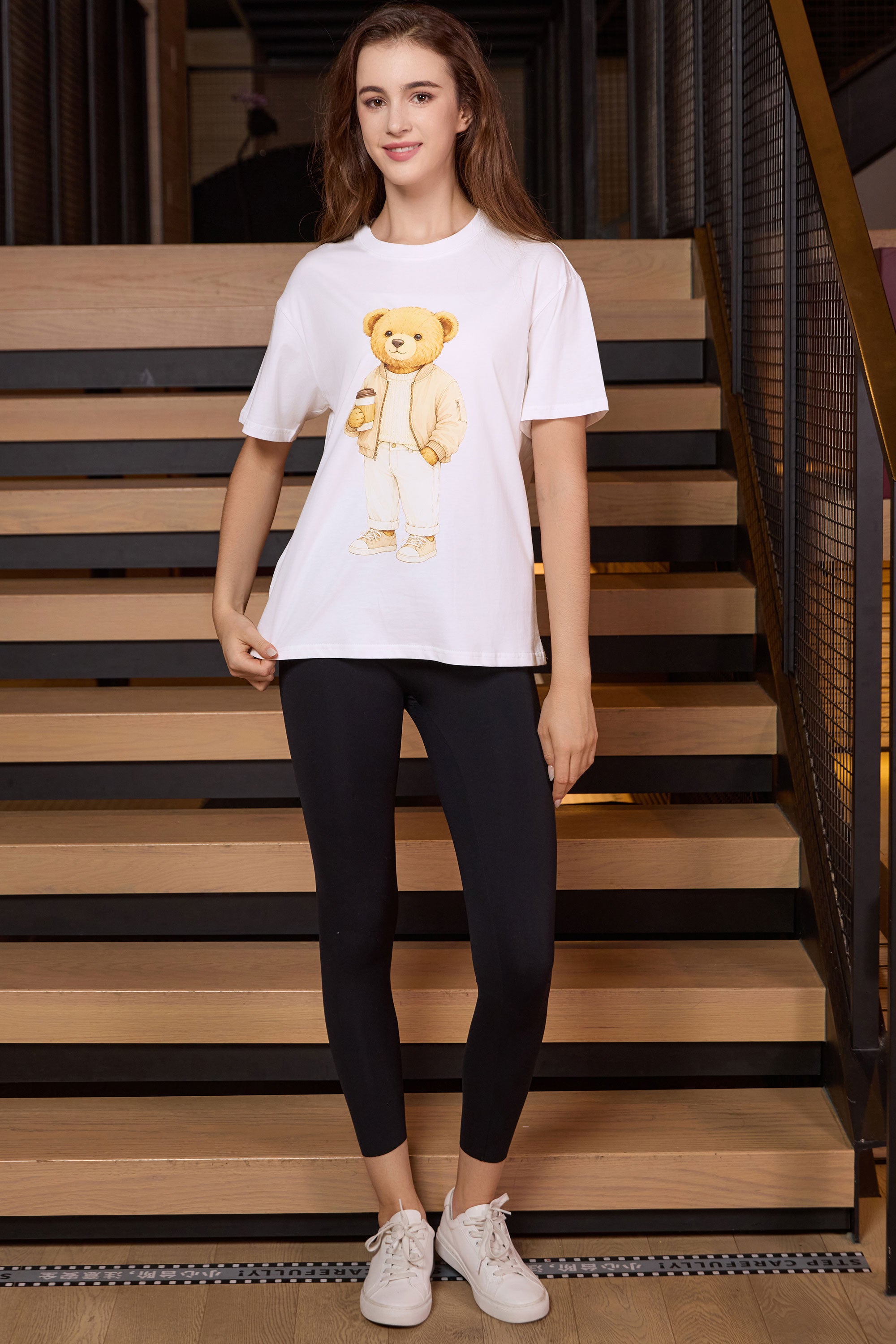 Coffee Break Teddy Tee