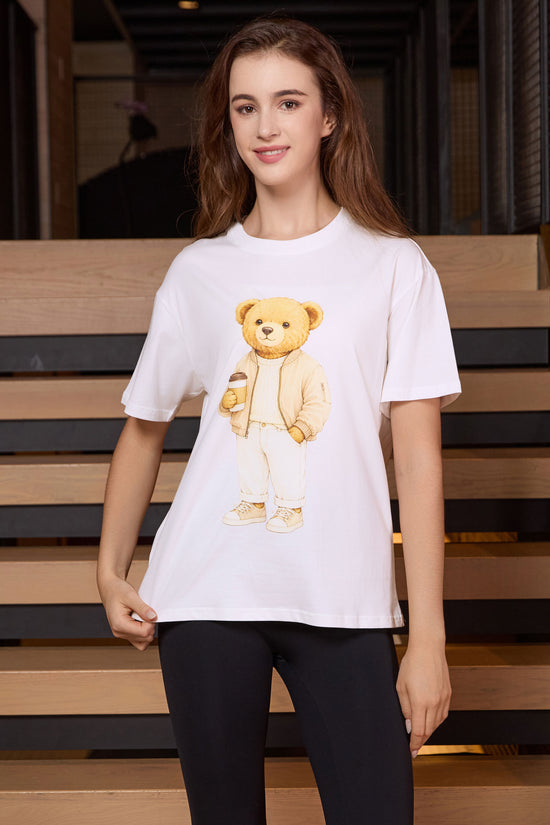 Coffee Break Teddy Tee