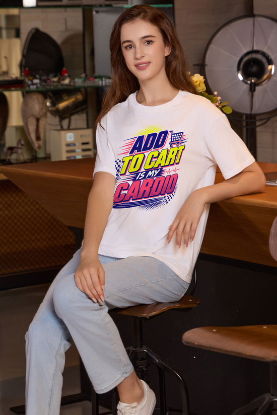 M001-F020 WHITE F3 — Add to cart graphic on M001 white garment