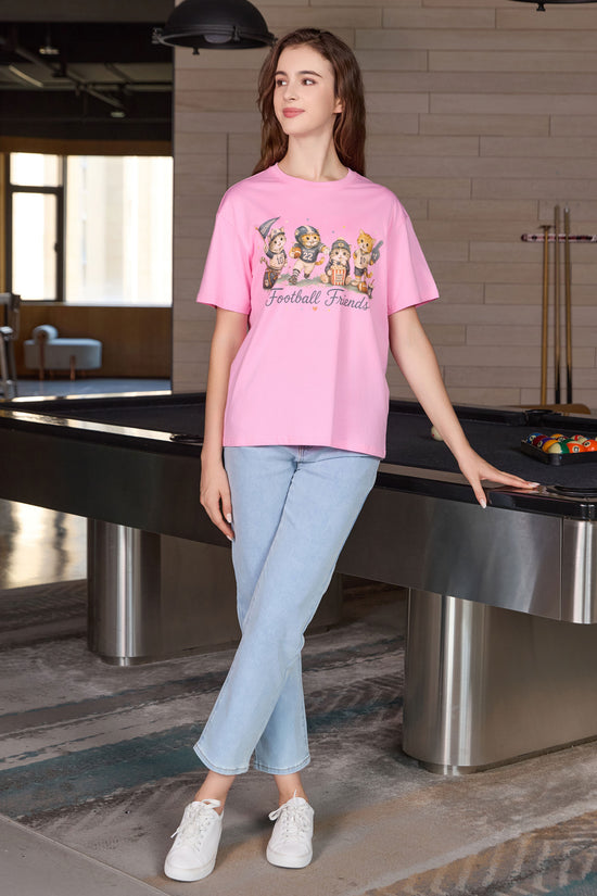 Football Friends Kitten Tee