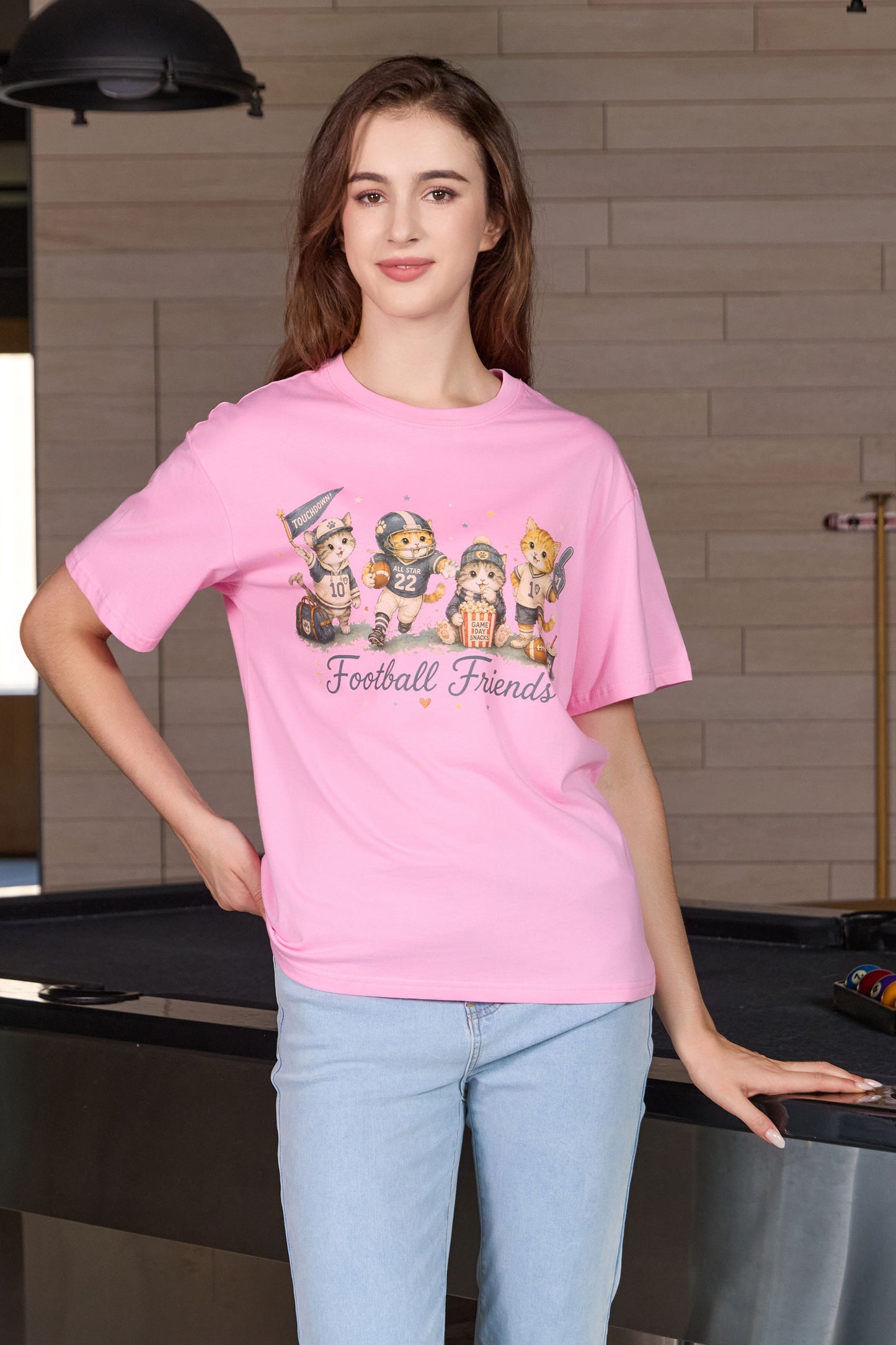 Football Friends Kitten Tee