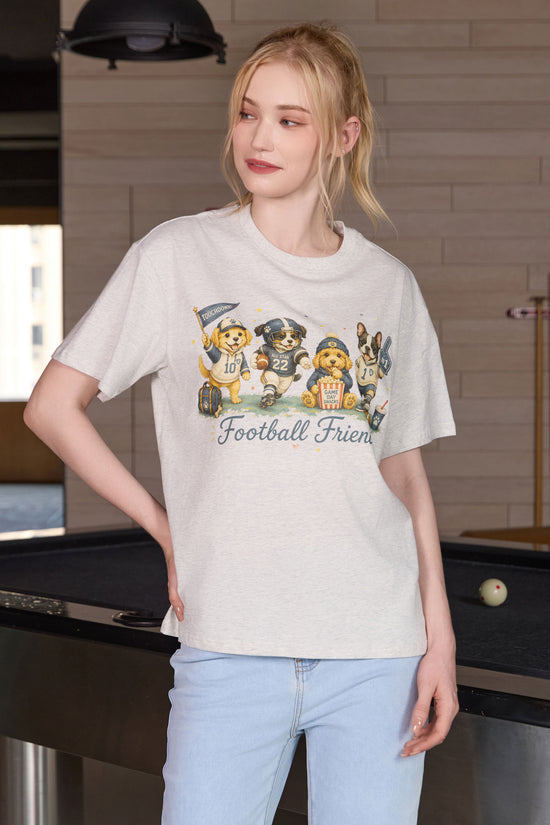 Football Friends Puppy Tee