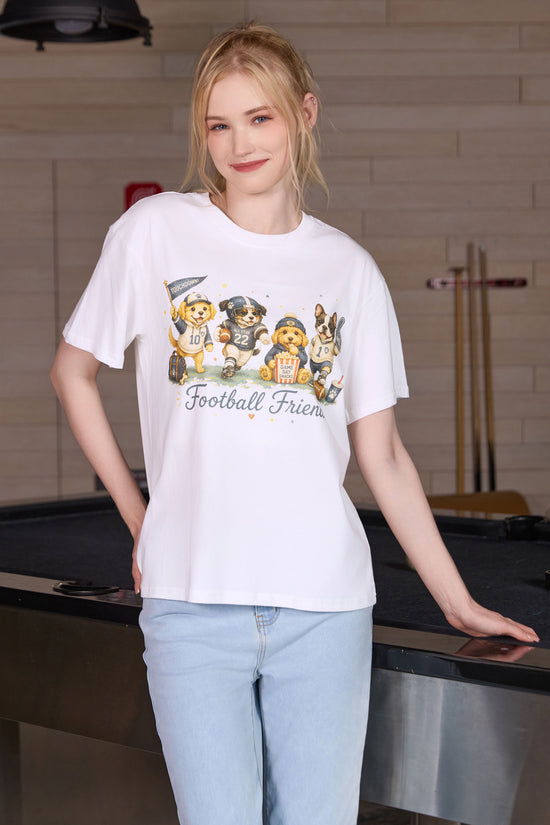 Football Friends Puppy Tee