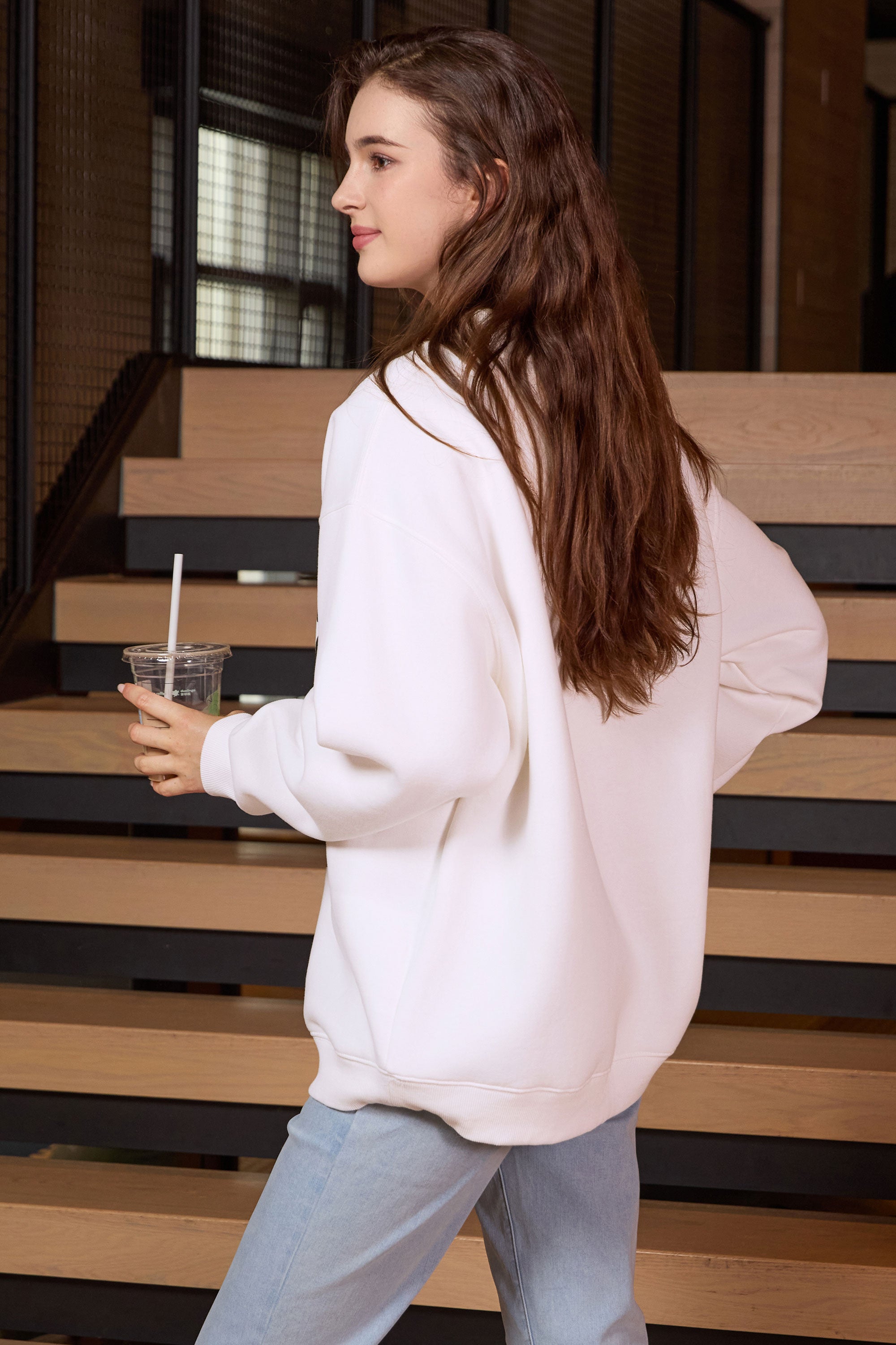 Just a Girl Statement Crewneck