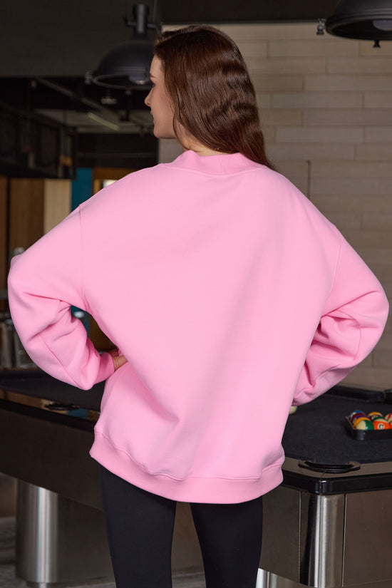 Football Teddy Mockneck sweatshirt