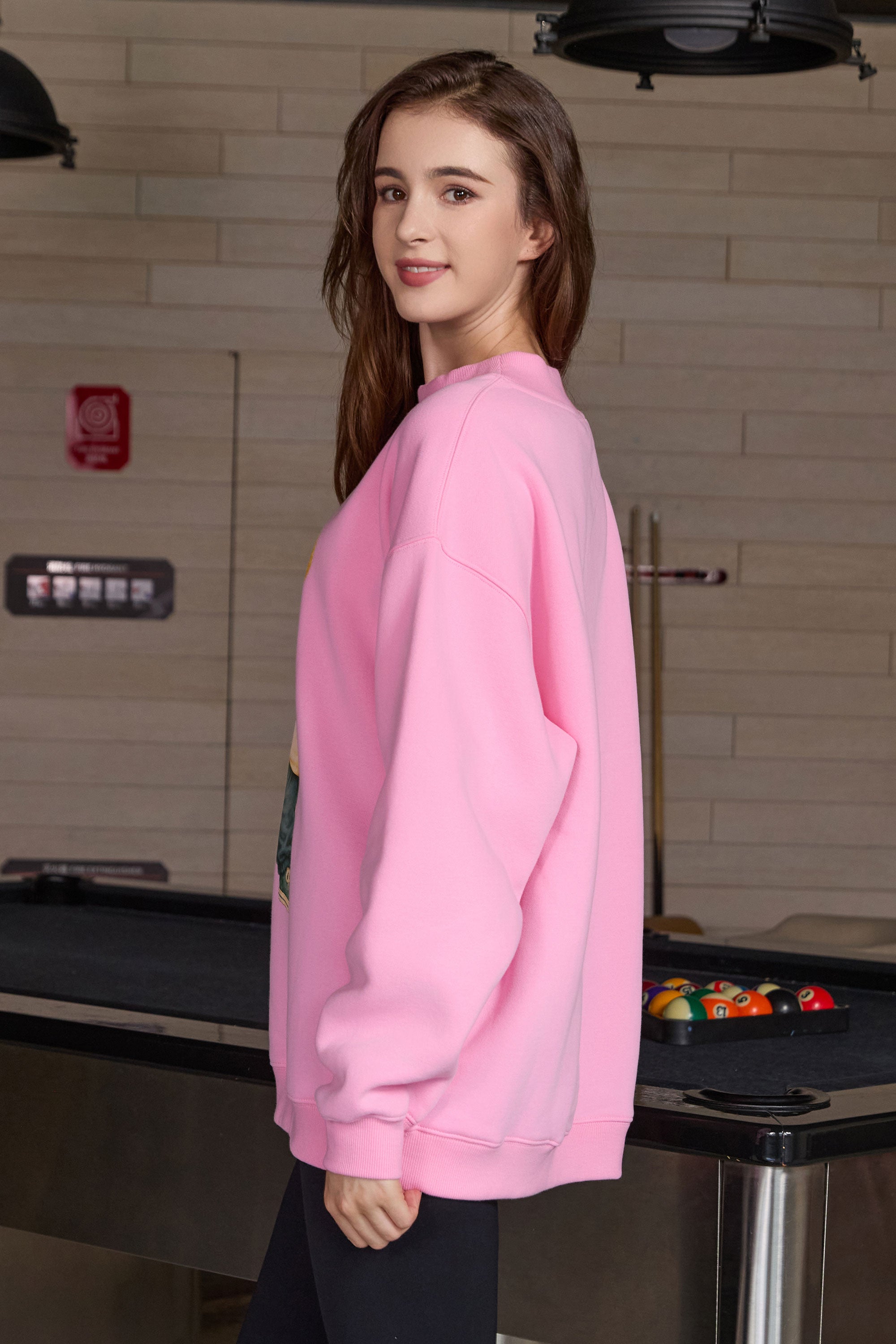 Football Teddy Mockneck sweatshirt