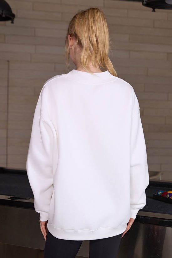 Football Teddy Mockneck sweatshirt