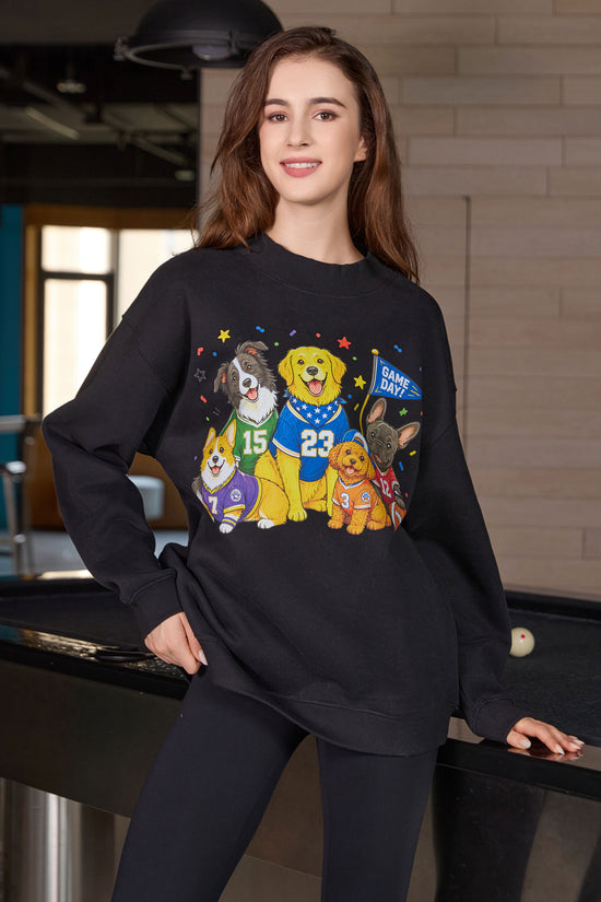 Dog Squad Mockneck Sweatshirt